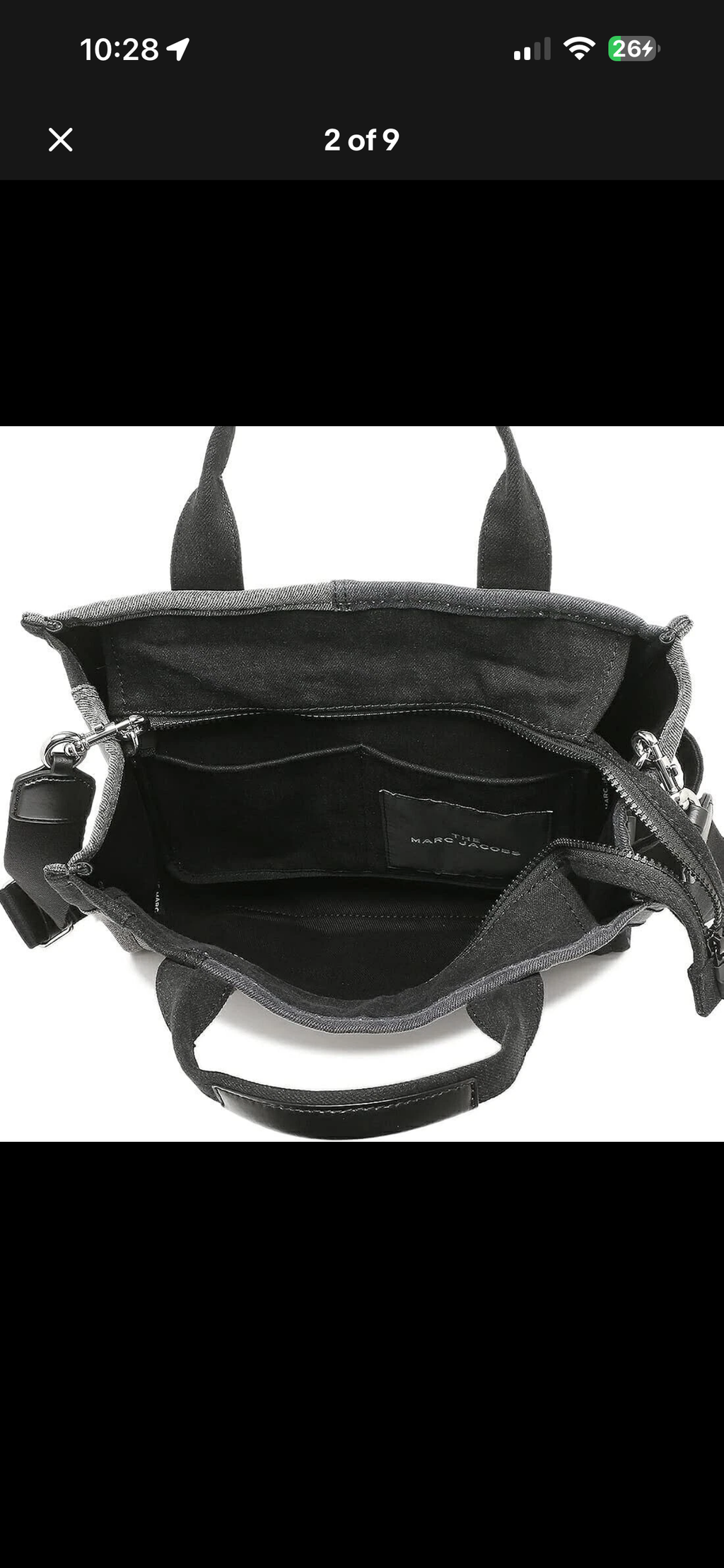 Marc Jacob’s tote Bag Shoulder Denim for Women